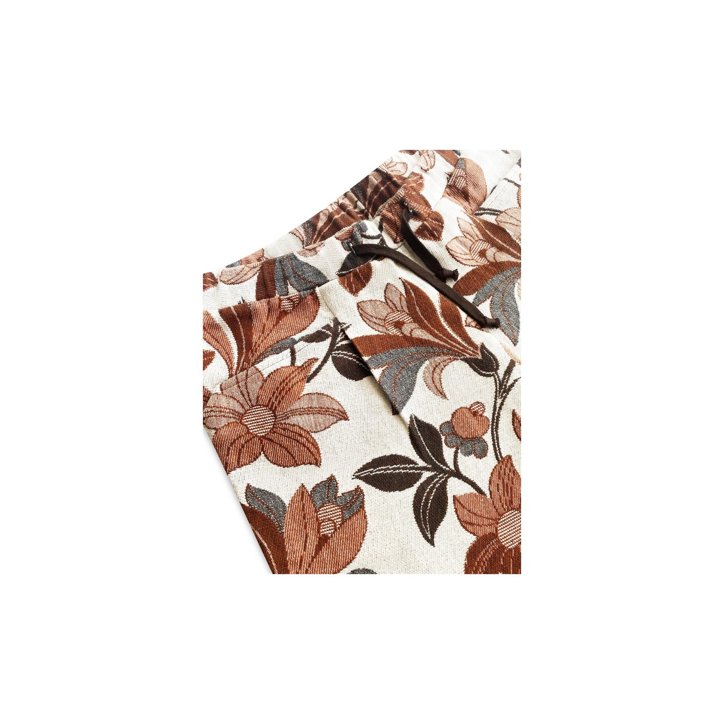 TRS01 – Floral Cropped Trousers